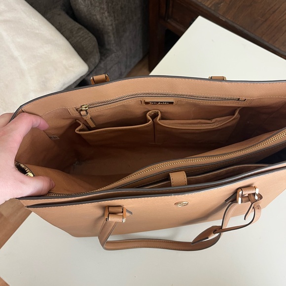 Tory Burch Tan Leather Tote Bag - Picture 4 of 7